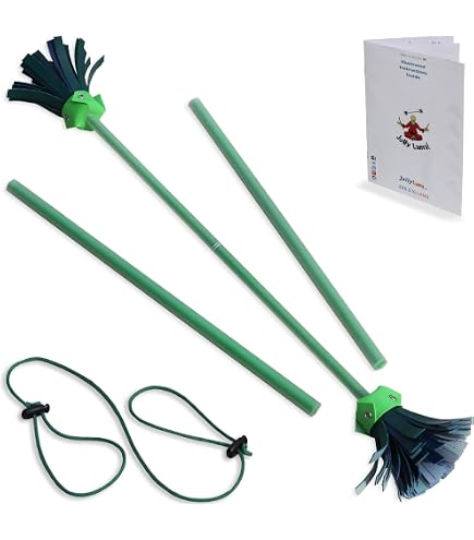 Amazon.com: Jolly Lama! Green Majestix Juggling Sticks Devil